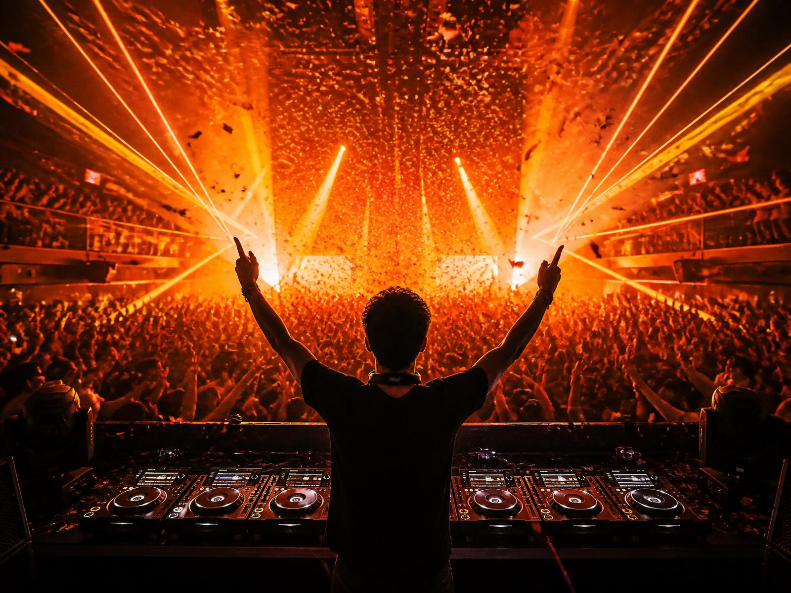 Ibiza DJ booth